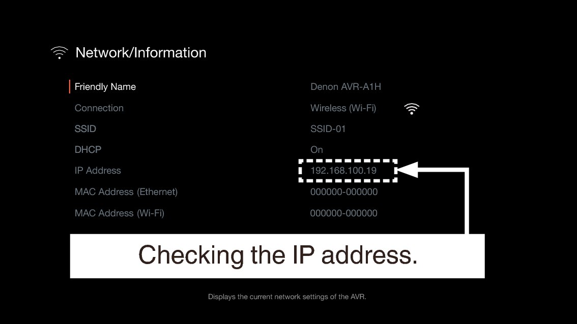 GUI NetworkInfo A1H